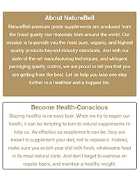 naturebell hoja de olivo 750 mg, 180 °Cápsulas, apoyo inmunológico, salud cardiovascular y antioxidantes Suplemento, sin OGM y hecho en EE. UU.