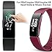 Fitbit Inspire Screen Protector (Compatible with Fitbit Inspire HR), QIBOX 12-Pack Full Coverage Screen Protector Cover Waterproof HD Film Saver for Fitbit Inspire HR & Fitbit Inspire Fitness Tracker