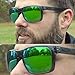 Compatible with Oakley Holbrook Replacement Lenses (Green) - Polarized, 1.4 mm Thick, Added UV Protection, Fits Perfectly, for Men & Women