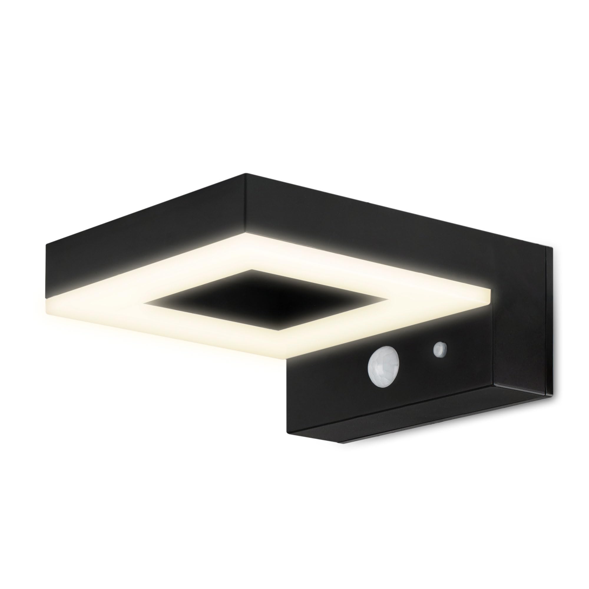Brendz Solar LED Wall Light with Motion Sensor: 600 Lumen Outdoor Wall Lights, IP44 Waterproof, Solar Security Lights Outdoor Motion Sensor & 3 Light Modes, Type Bata