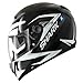 Shark S700 S Creed Mat Lumi Helmet-Black-White-XL