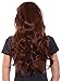 Women's Long Curly Wigs Full Hair Light Brown Wigs for Holloween/ Cosplay Party