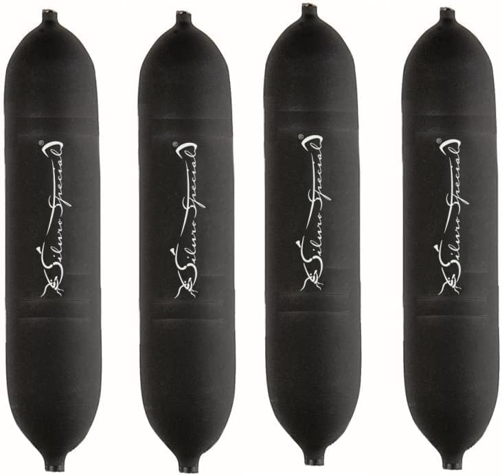 Set of 4 Underwater Floats Black 1.5-60 g U Float Catfish Float + Free Petri Heil! Sticker (1.5 g)