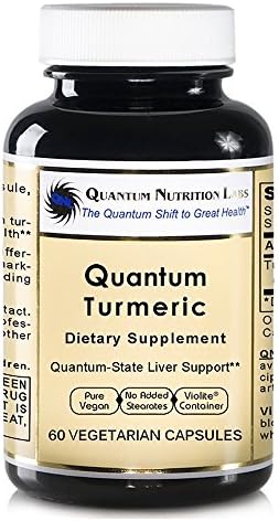 Quantum Turmeric, 240 VCaps 4 Bottles- Quantum-State Premier Labs Turmeric from India for Quantum Liver Support