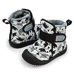 JAN & JUL Toddler Boys Winter Boots with Soft