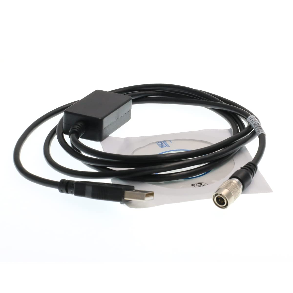 Eonvic Hirose 6 Pin Male Transfer USB Download Data Cable for TOP-CON/SOKKIA Total Stations(fit win10