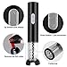 QcoQce Cordless Automatic Wine Opener - Electric Wireless Bottle Opener - Battery-Operated Corkscrew - With Foil Cutter / Stand and Batteries Included