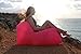 Garden chair, Air Chair, lounge chair, patio chair, pool chair, chairs for bedrooms, hiking chair, festival accessories, tanning (Perfectly Pink)