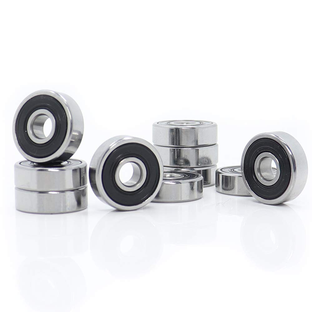 625-2RS Bearing 5mm x 16mm x 5mm ABEC-5 Ball Bearings 625RS for VORON Mobius 2/3 3D Printer (Pick of 10Pcs)