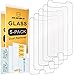 Mr.Shield [5-PACK] Designed For Samsung Galaxy J7 Perx [Tempered Glass] Screen Protector [0.3mm Ultra Thin 9H Hardness 2.5D Round Edge] with Lifetime Replacement