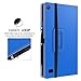 MoKo Case for Fire 2015 7 inch - Slim Folding Cover for Amazon Fire Tablet (7 inch Display - Previous 5th Generation, 2015 Release Only), Blue