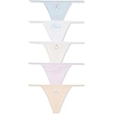 Victoria's Secret Women's Cotton Thong Underwear, Panties for Women, Multi Pack (XS-XXL)