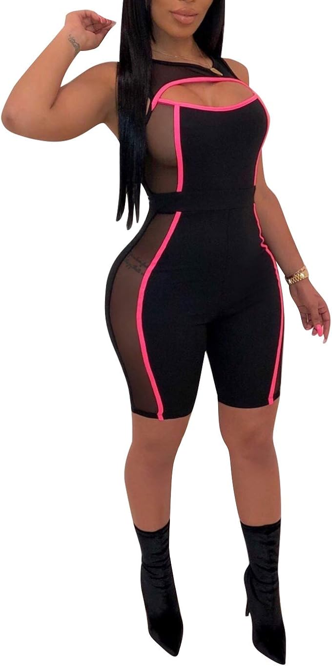bodycon short jumpsuit