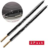 Dryer Vent Cleaner Kit Brush-2 Pack Clothes Lint Trap 30 Inch Long Flexible Pipe Refrigerator Coil Brush