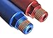 Billet Aluminum GLADHAND Grip Handle Set RED & Blue Anodized for Truck and Trailers