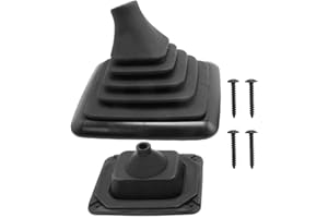 Vkinman F5TZ-7277-BA Manual Transmission Shift Boot with Mounting Bracket, Replacement for Ford Bronco F Serise 150 250 350 1