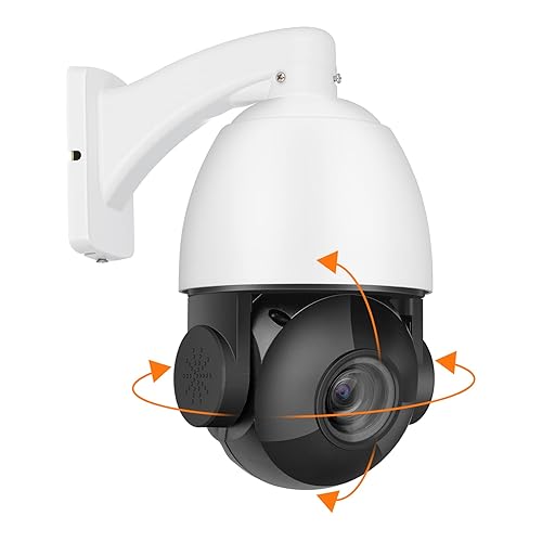 VIKYLIN 8MP Auto Tracking PTZ PoE IP Camera with Audio,Pan Tilt