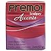 Premo Sculpey Polymer Clay 2 Ounces-Red Glitter