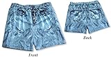 Collections Etc Men's Faux Denim Cotton Boxer Shorts