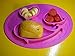 Deelish Baby Plate for Toddlers, Silicone Placemat for Kids, BPA Free, Non-Slip, 3 Compartments, Pink