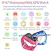 PTHTECHUS Kids Waterproof Smartwatch with GPS Tracker - Fitness Tracker Watch Phone with GPS Locator Voice Chat SOS Alarm Clock Camera Math Game Children Birthday Wrist Watch, GPS Pink