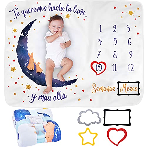 Milestone Blanket Moon Spanish (Moon)