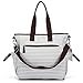 Diaper Bag - Stylish Designer Baby Canvas Messenger Bags - Weekender Tote With Zipper Organizer By HYBLOM - Fashion Cute Nappy Striped Handbag For Moms - Changing Pad, Shoulder & Stroller Straps