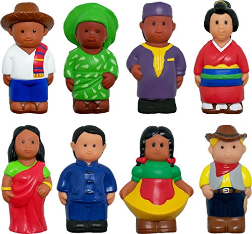 Get Ready Kids 5" Around the World Figures, Set of 8