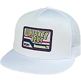 WHISKEY BENT HAT CO. Talladega Adjustable Snapback Hat White