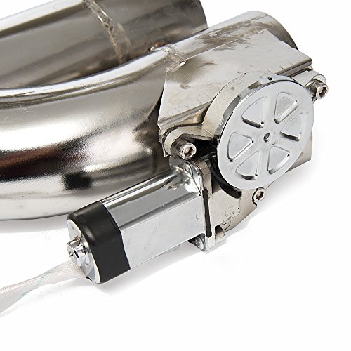 Epman TK-CUT007Y Patented Product JDM 3 inch Electric Exhaust Dump Cutout E-cut Out Bypass Switch Dual-Valve System