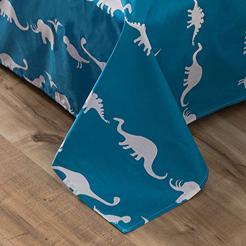 Lausonhouse Cotton Sheet Set,100 Cotton Dinosaur Print Sheet Set for