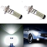 Catinbow LED Fog Light Bulbs H1 High Power 3014-78SMD Auto Fog Light Bulb Replacement 1500LM LED Fog lights DRL White 6000K - 2 Pcs