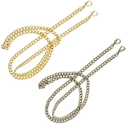 ONBLUE NL-GS 8MM Purse Chain Strap Replacement 47" Gold Plated Metal Chain Handbags Strap for Clutch Wallet Satchel Tote Bags Shoulder Crossbody Bag Chain Replacement Strap