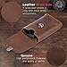 Hengwin iPhone 8 Plus 7 Plus 6s Plus XS Max 11 Pro Max Belt Clip Case Leather Smartphone Holster Samsung Galaxy S20 Ultra S20+ S10+ Note 10+ 20 9 8 Belt Loop Pouch Men Cellphone Purse Belt Bag (Brown)
