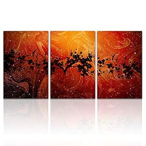 signwin 3 Piece Canvas Wall Art Beautiful Scenery...