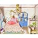 Flever Dollhouse Miniature DIY Music House Kit Creative Room With Furniture for Romantic Valentine's Gift(Blue Sea And Romantic Sky)
