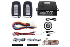 Car Keyless Entry System PKE Mode Remote Control Intelligent Alarm System Central Locking Engine Start and Stop Button Univer