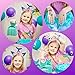 Birthday Supplies Cupcake Topper Plates Cups Tattoos Napkins Purple Balloon with Under Sea Themed Little Pool | Serve – 12