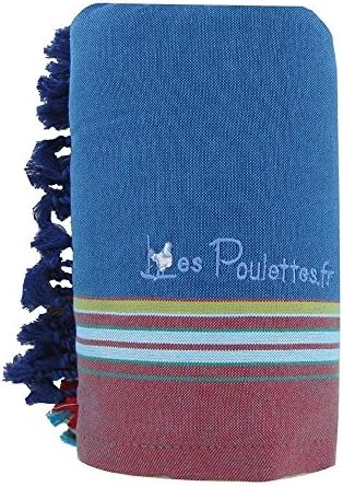 Kikoy Beach Towel Cotton - Color Blue Oil Sponge Navy