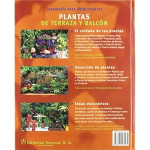 Plantas de Terraza y Balcon (Spanish Edition)