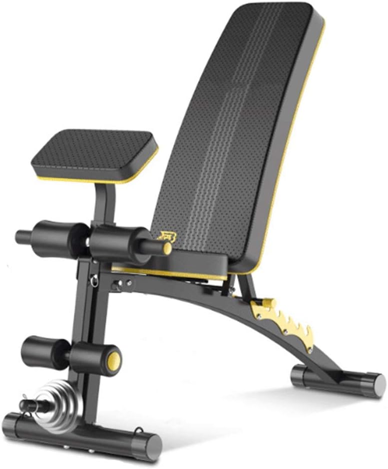 Weight Bench Adjustable Weight Bench - Utility Dumbbell Benches Fitness Equipment for Full Body Workout Foldable Flat/Incline/Decline Press for Home Gym Dumbbell Bench