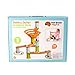 Fat Brain Toys 78 pc Bamboo Builder Marble Run