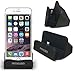 Iphone Charger Dock, Desktop Desk Charger Dock Cradle Base Charging Station with Charger Cable for Iphone7/7Plus iPhone 6 / 6S / 6S Plus , iPhone 5 / 5S / 5C / SE and iPod Touch (black)