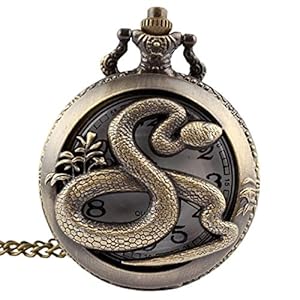 51rzQc5c7JL. SS300 Alta calidad Bronce serpiente hueco cuarzo bolsillo reloj collar colgante mujeres hombres regalos Regulador del filtro… 51rzQc5c7JL. SS300