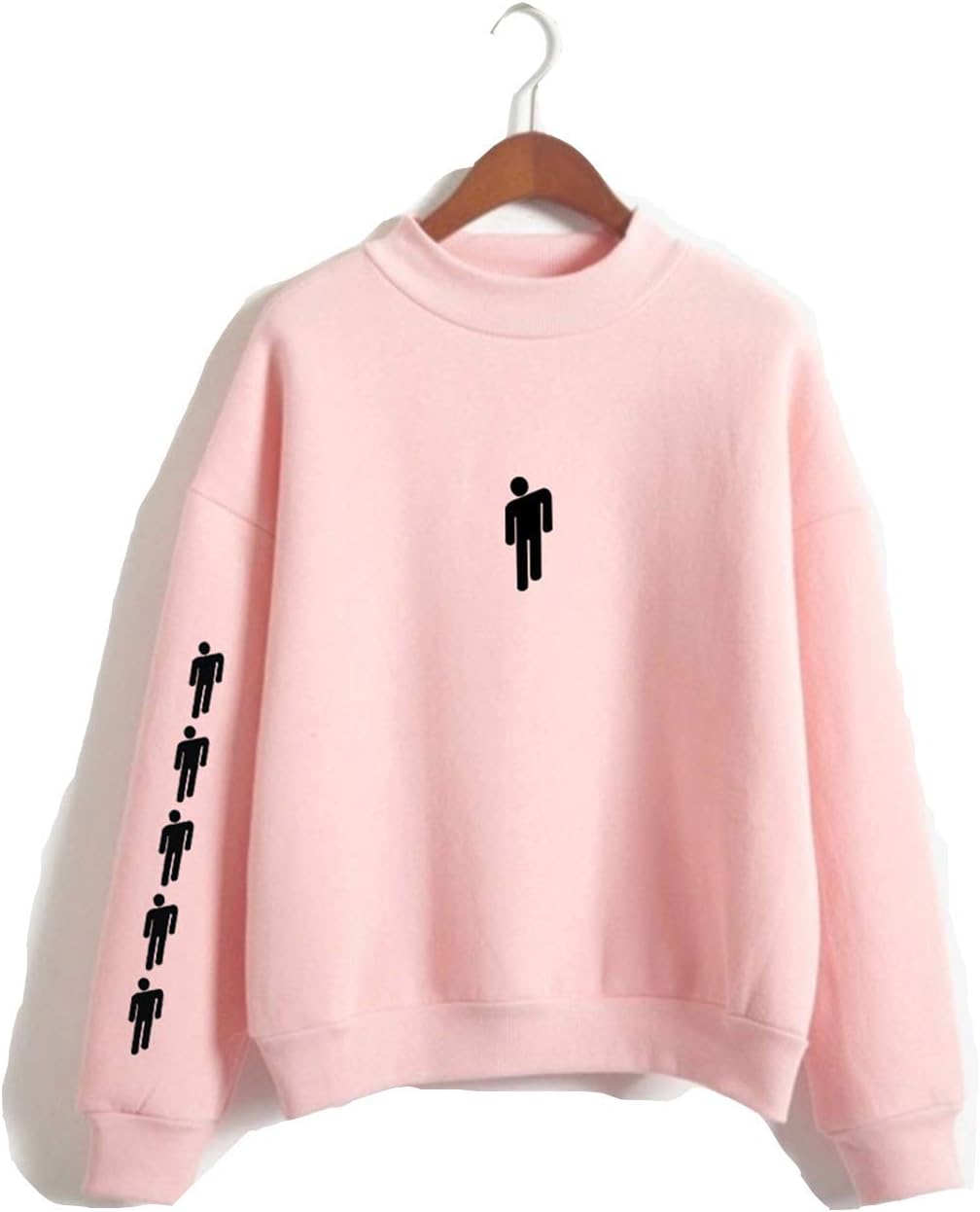 Unisex Billie Eilish When We All Fall Asleep Where Do We Go Round Necklace Hoodie Sweatshirt for Fans