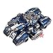 MU 3D Metal Puzzle Siege Tank Model Kits YM-N030-DBS DIY 3D Laser Cut Assemble Jigsaw Toy
