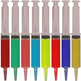 Jello Shot Syringes Party Pack - 25 Reusable Plastic Alcohol Shooter Dispensers With Caps. Favors for Birthdays, Graduations, Adult Themed, and Bachelorette Parties. No Leak Guarantee (1.7oz each)