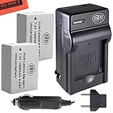 BM Premium 2-Pack Of NB-7L Batteries & Battery Charger Kit for Canon PowerShot G10, G11, G12, SX30 IS Digital Camera Includes Battery + AC/DC Battery Charger