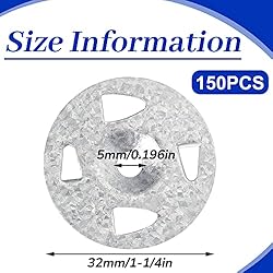 Washers for Installation of Foam Board Panels 1-1/4