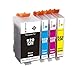 GPC Image 4 Pack Compatible Ink Cartridge Replacement for HP 920XL 920 XL (1 Black, 1 Cyan, 1 Magenta, 1 Yellow) for HP Officejet 6000 6500 6500A 6500A+ 7000 7500 7500A E709A E709N E710A Printer